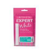Recambios desechables blancos con espuma para lima de uñas recta EXPERT 20 100 grit (30un.)