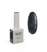 NAILSOFTHEDAY Eclipse 2025 Color Negro-Azul Reflectante, 10 ml