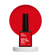 NAILSOFTHEDAY Madonna Con Purpurina Roja 10 ml