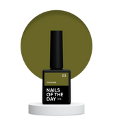NAILSOFTHEDAY Color base 03 Verde Caqui 10 ml