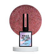 NAILSOFTHENIGHT 08 base reflectante de camuflaje con brillo ((melocotón) 10 ml