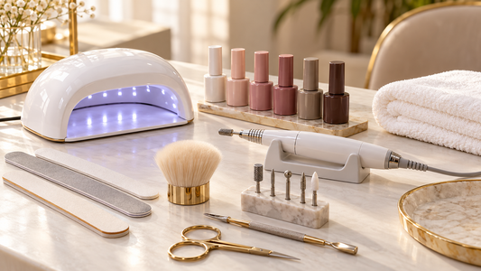 Herramientas y productos esenciales para un kit de manicura profesional