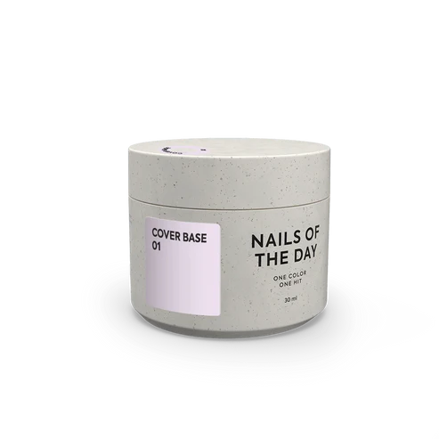 Nailsoftheday Cover base New Fórmula 01 Rosa Claro 30 ml
