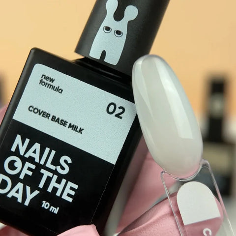 Nailsoftheday Cover base NEW Formula milk 02 Leche 10ml
