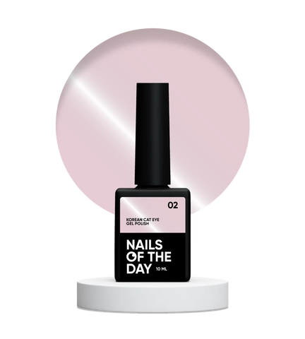 NAILSOFTHEDAY Korean cat eye 02 Ojo De Gato De Rosa Claro Nude  10 ml