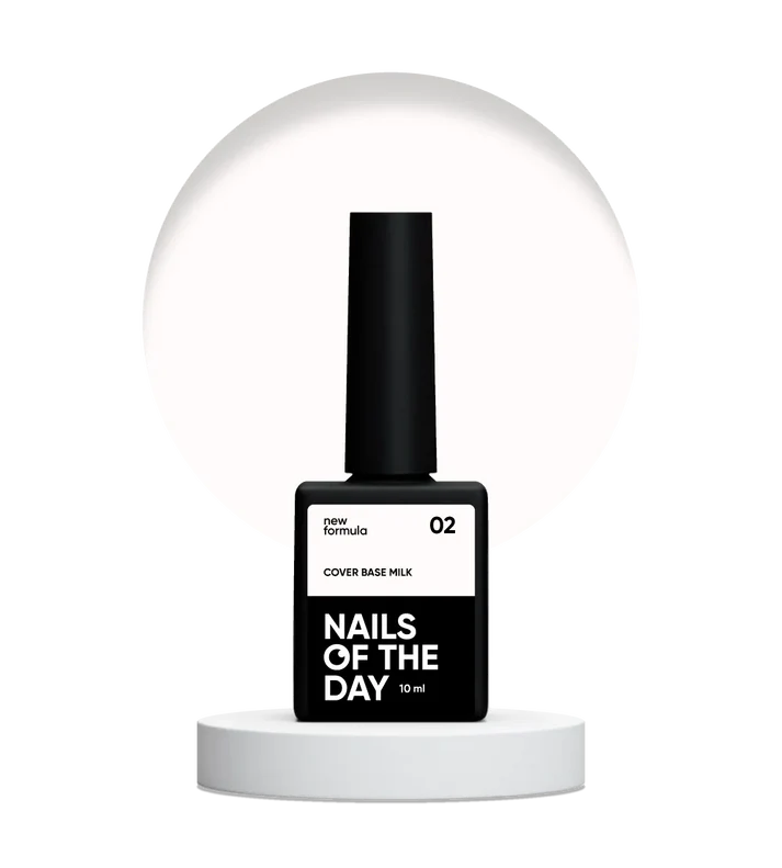 Nailsoftheday Cover base NEW Formula milk 02 Leche 10ml