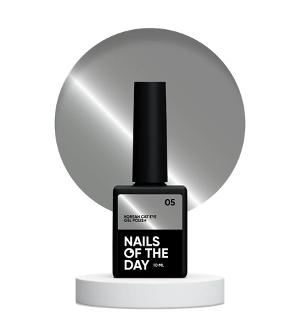 NAILSOFTHEDAY Korean cat eye 05 Ojo De Gato De Color Gris 10 ml