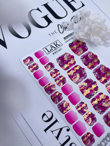 LAK Wraps para Pedicura 037