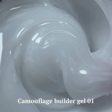 NAILSOFTHEDAY Camouflage builder gel 01-Camuflaje Color Blanco Lechoso 30 g