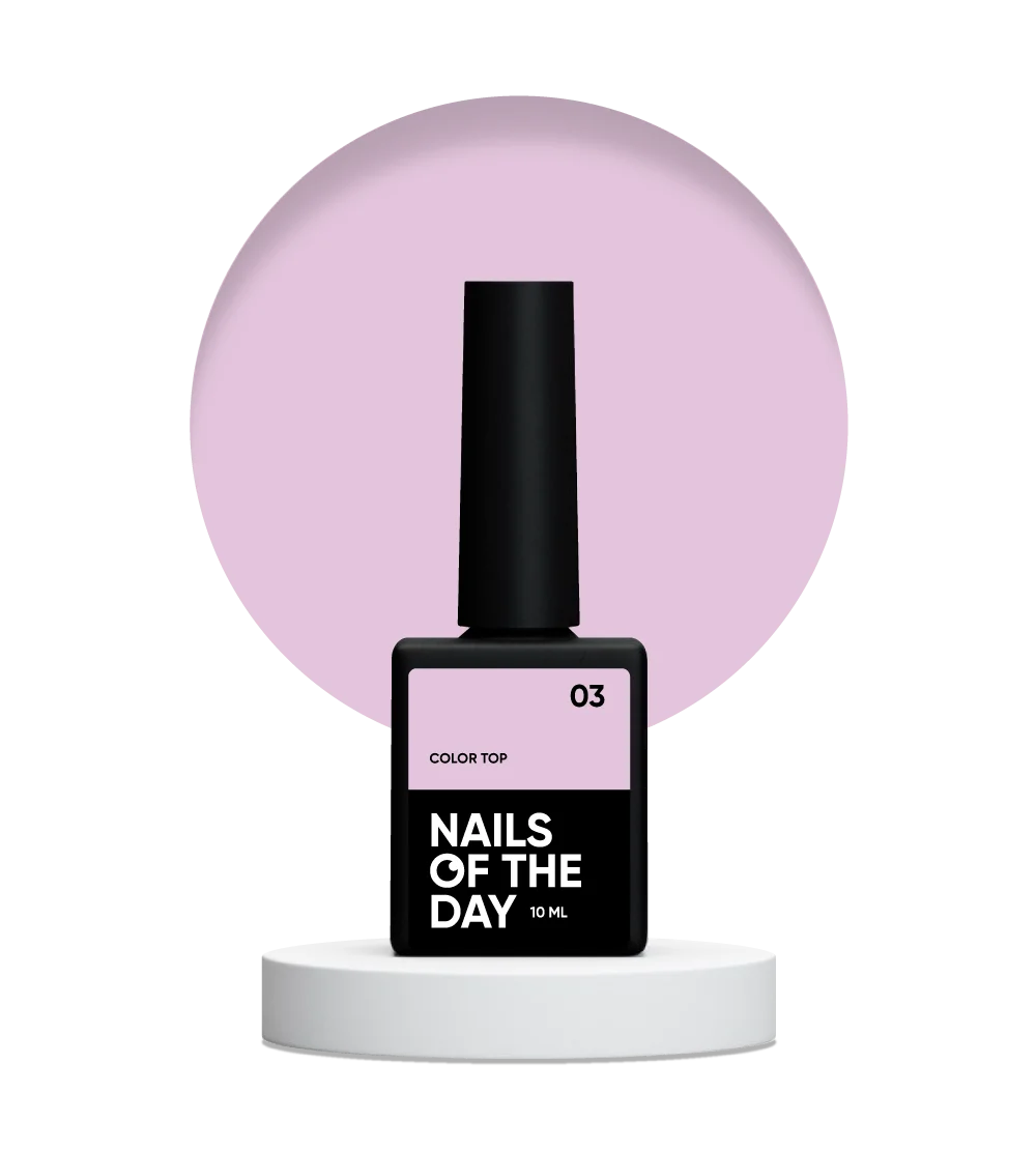 NAILSOFTHEDAY Color Top 03-rosa empolvado  10 ml.