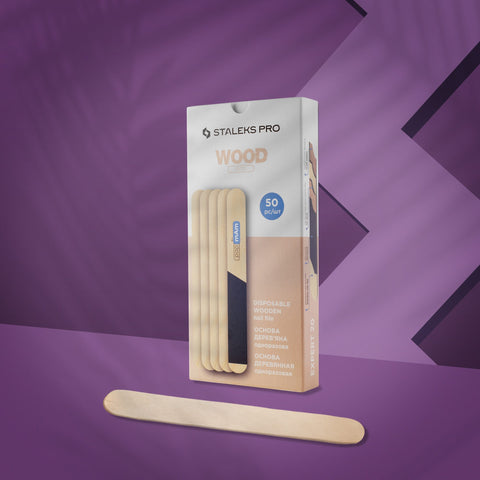 Lima de madera desechable, recta (Una Base) EXPERT 20