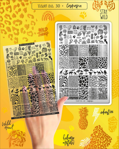 Placa TAKIDA Para Estampar Con Demo Hoja 30