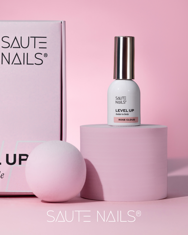 Saute Nails-Gel en botella BiB Level UP Rose Cloud 8 ml