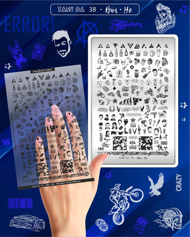 Placa TAKIDA Para Estampar Con Demo Hoja 38