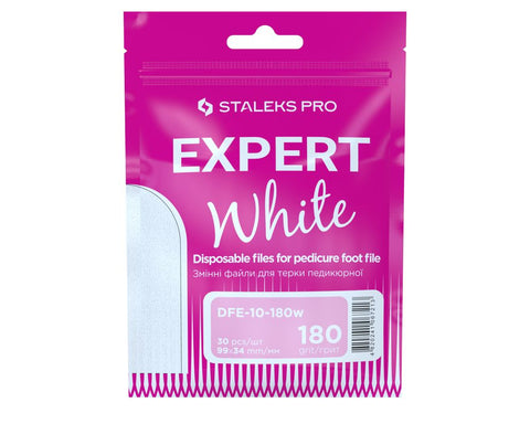 Limas desechables blancas para lima metálica de pie grit 180grit EXPERT 10