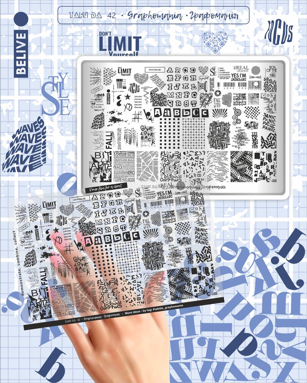 Placa TAKIDA Para Estampar Con Demo Hoja 42