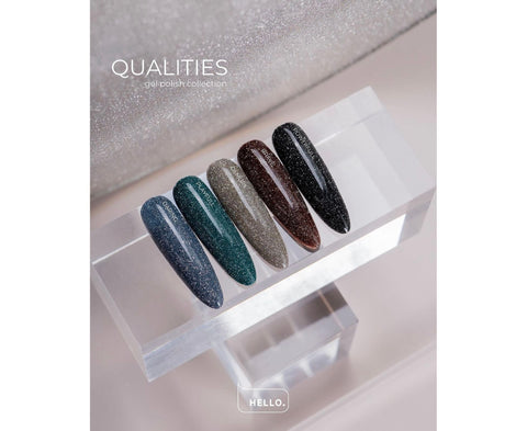 HEYLOVE Esmalte Semipermantente Demure(Reflectante) Coleccion Qualities 15ml