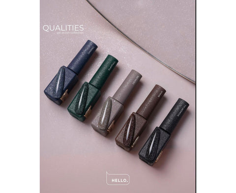 HEYLOVE Esmalte Semipermantente Demure(Reflectante) Coleccion Qualities 15ml
