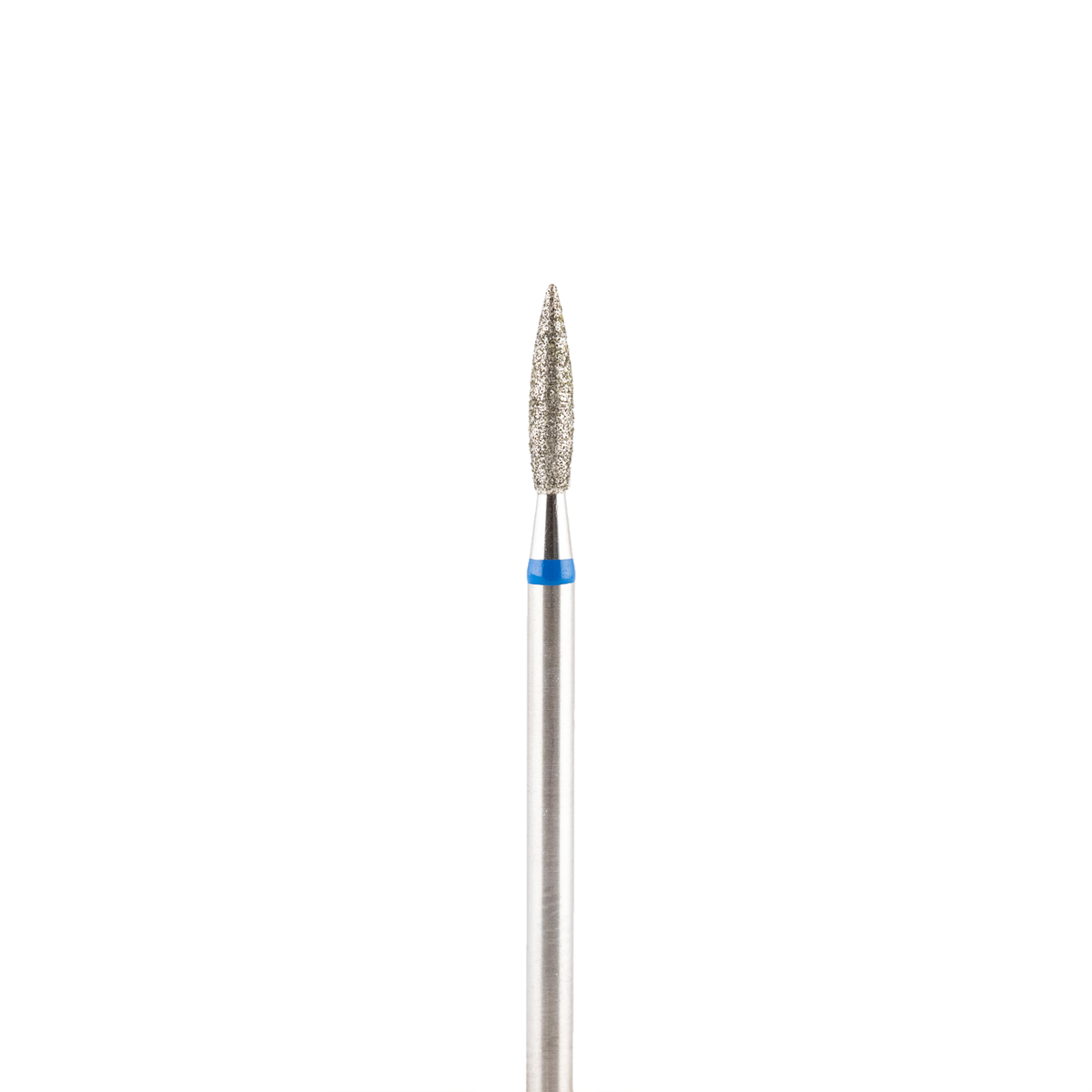 Fresa/Broca de diamante, forma de llama azul 2.3L 10mm