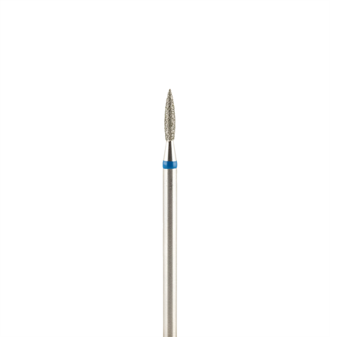 Fresa de diamante, forma de llama azul 1.8