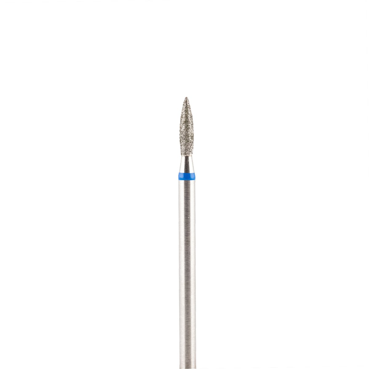 Fresa/Broca de diamante, forma de llama azul 2.1 8mm