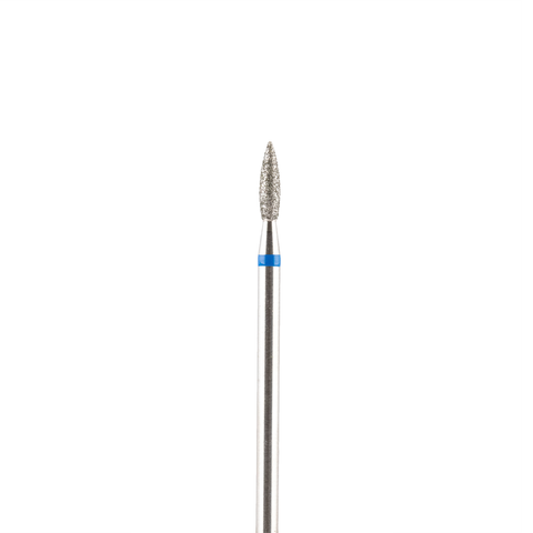 Fresa/Broca de diamante, forma de llama azul 2.3 8mm