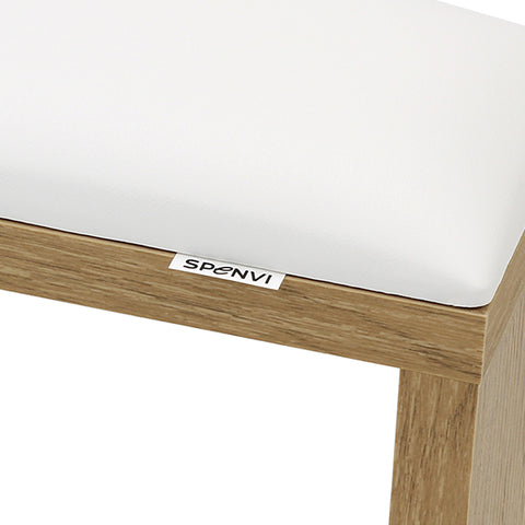 Apoyabrazo Blanco con Madera