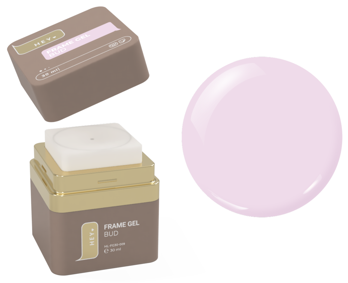 HEYLOVE Frame Builder Gel BUD 30 ml – Gel Constructor Lila-Rosa