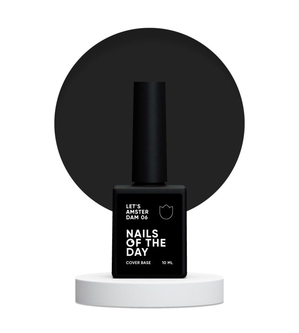 NAILSOFTHEDAY Base Let's Amsterdam 05 Negro 10 ml