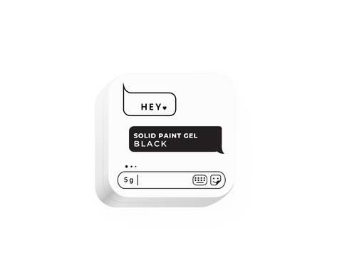 HEYLOVE Gel Paint Solid Black 5g