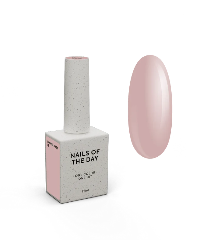 Nailsoftheday Cover base NEW Formula 15 Nude Natural 10 ml