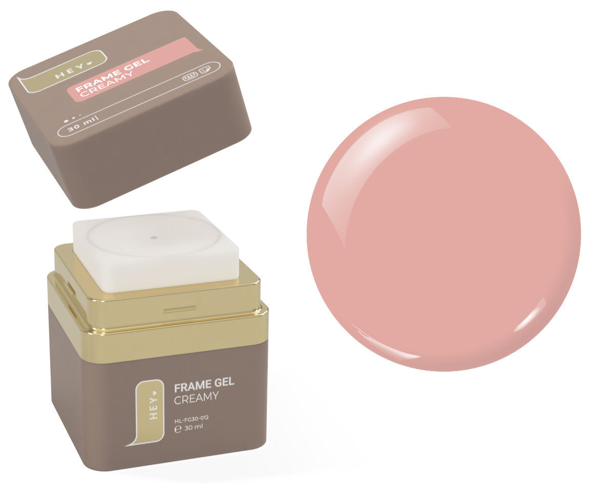 HEYLOVE Frame Builder Gel CREAMY 30 ml – Gel Constructor Beige Neutro
