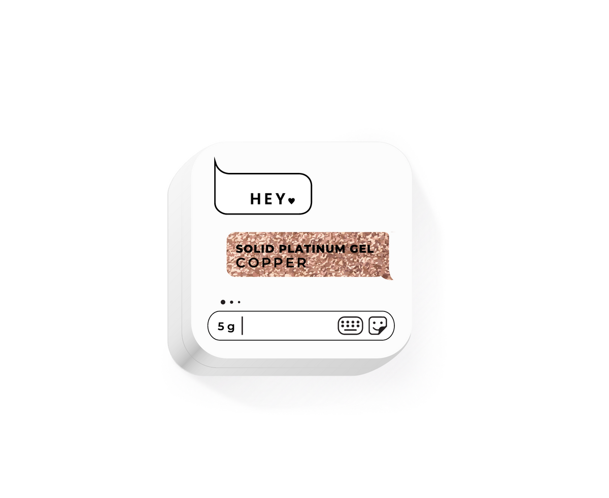 HEYLOVE Gel Paint Solid Platinum Copper 5g