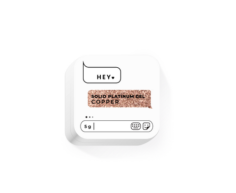 HEYLOVE Gel Paint Solid Platinum Copper 5g