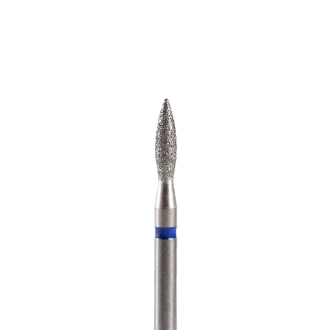 Fresa/Broca de diamante, forma de llama azul 2.3 8mm