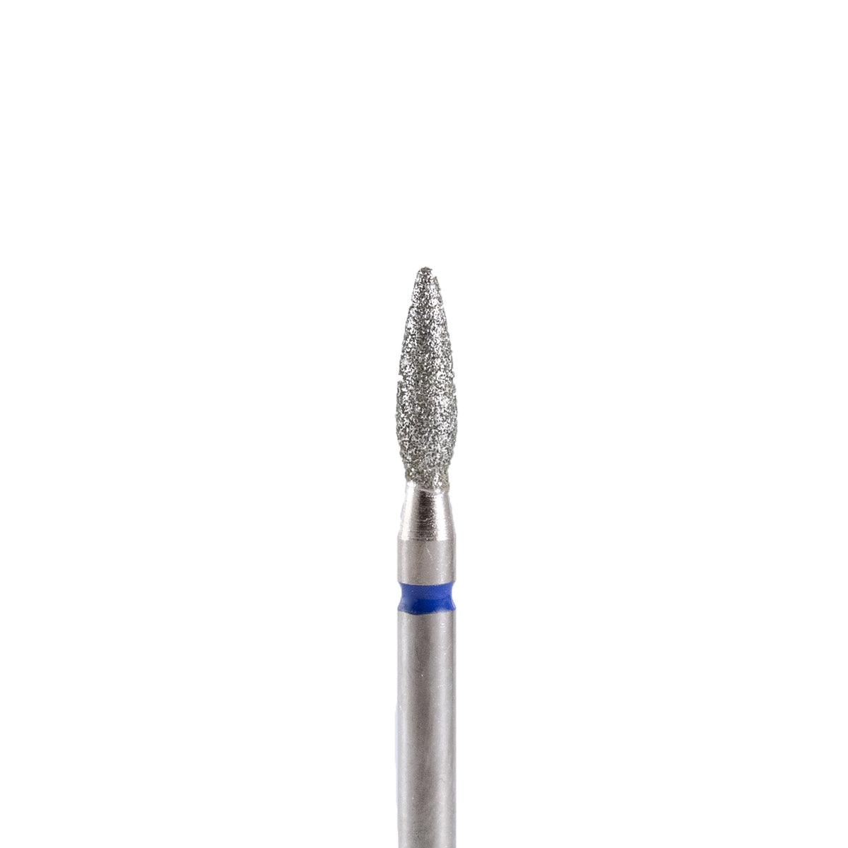 Fresa/Broca de diamante, forma de llama azul 2.3 sin punta 8mm