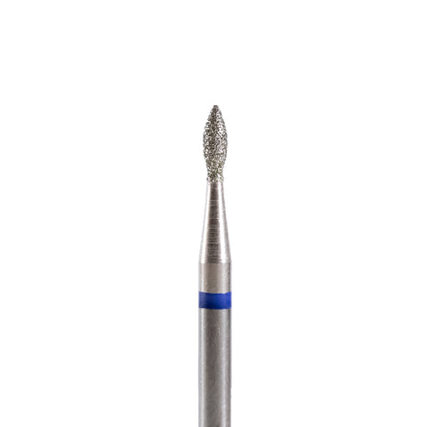 Fresa/Broca de diamante, forma de oliva azul 1.8