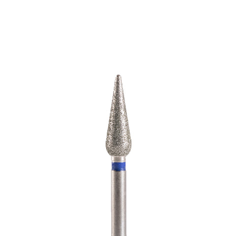 Fresa/Broca de diamante, forma de gota azul 4.0