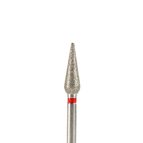 Fresa/Broca de diamante, forma de gota roja 4.0