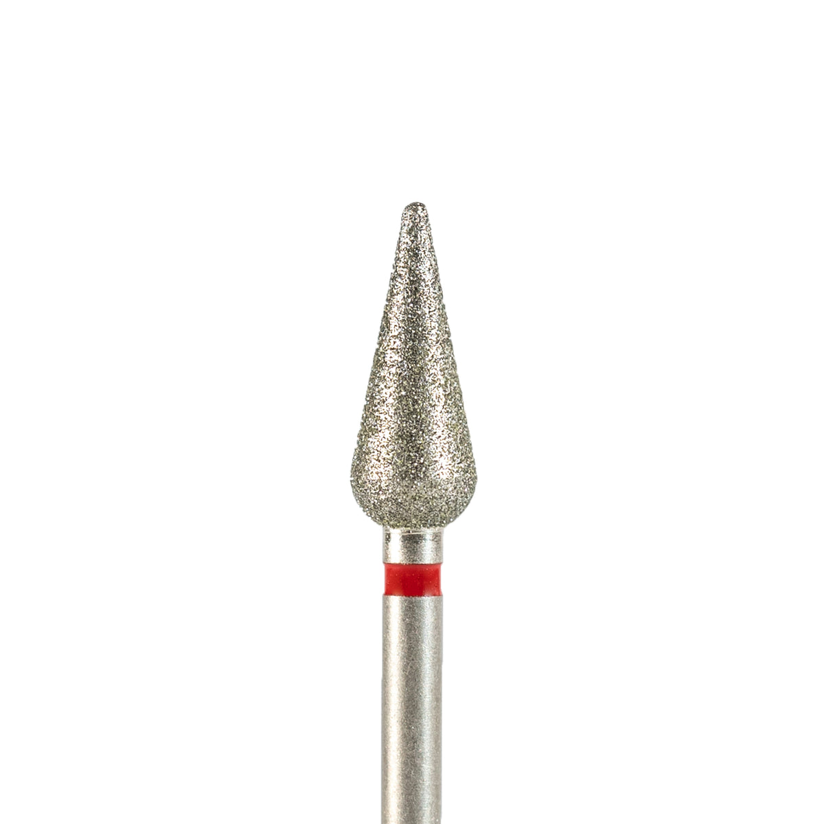 Fresa/Broca de diamante, forma de gota roja 5.0