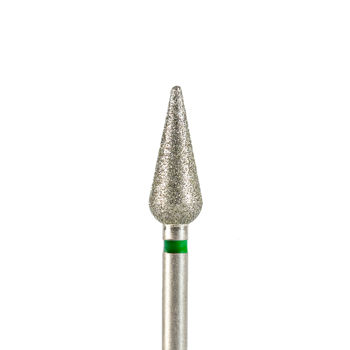 Fresa/Broca de diamante, forma de gota verde 5.0