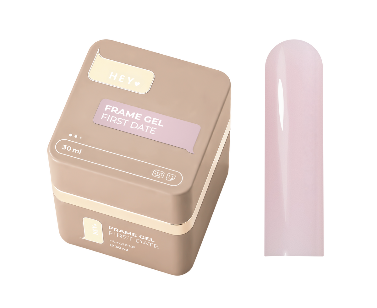 HEYLOVE Frame Builder Gel FIRST DATE 30 ml – Gel Constructor Rosa con Dosificador