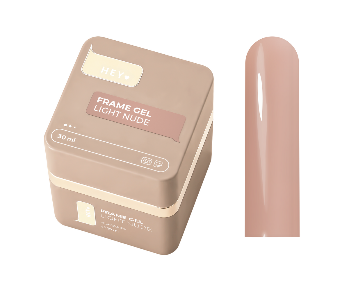 HEYLOVE Frame Builder Gel LIGHT NUDE 30 ml – Gel Constructor Beige con Dosificador