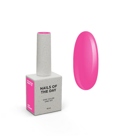 NAILSOFTHEDAY Heart 196 — esmalte semipermanente rosa neón 10 ml