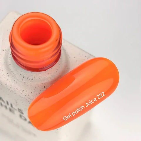 NAILSOFTHEDAY Esmalte Semipermanente Juice 222 naranja intenso 10 ml