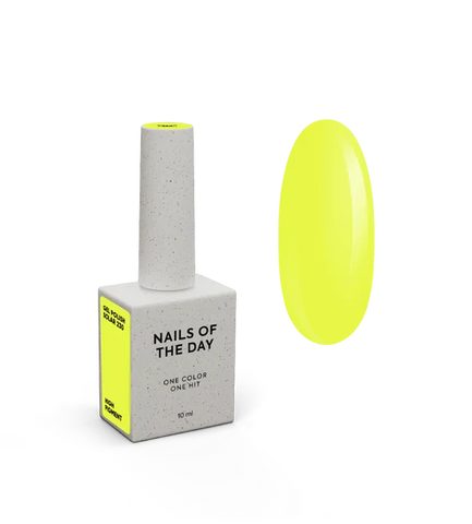 NAILSOFTHEDAY Solar 230 esmalte semipermanente amarillo neón  10 ml
