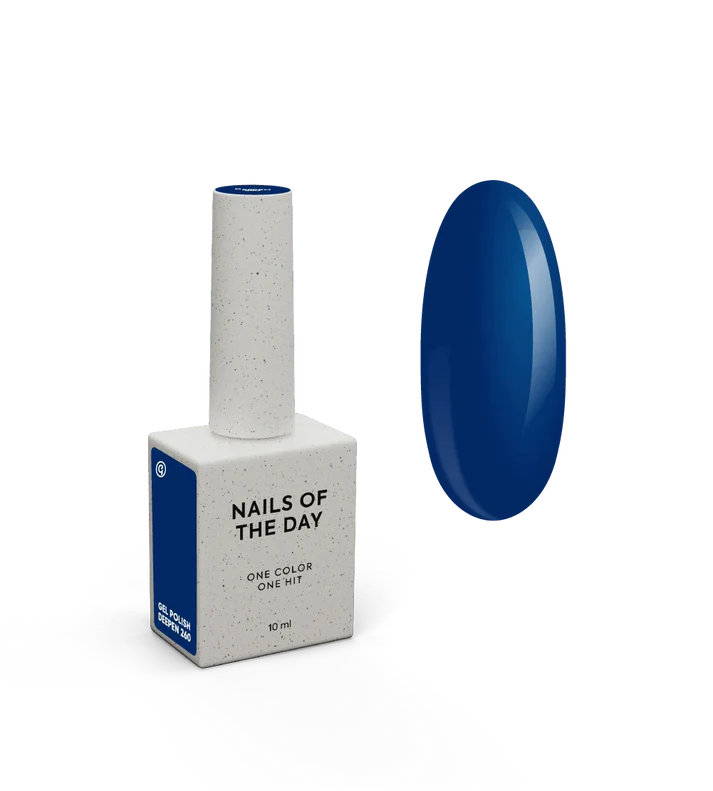 NAILSOFTHEDAY Esmalte Semipermanente Deepen Color Azul Profundo 10 ml.