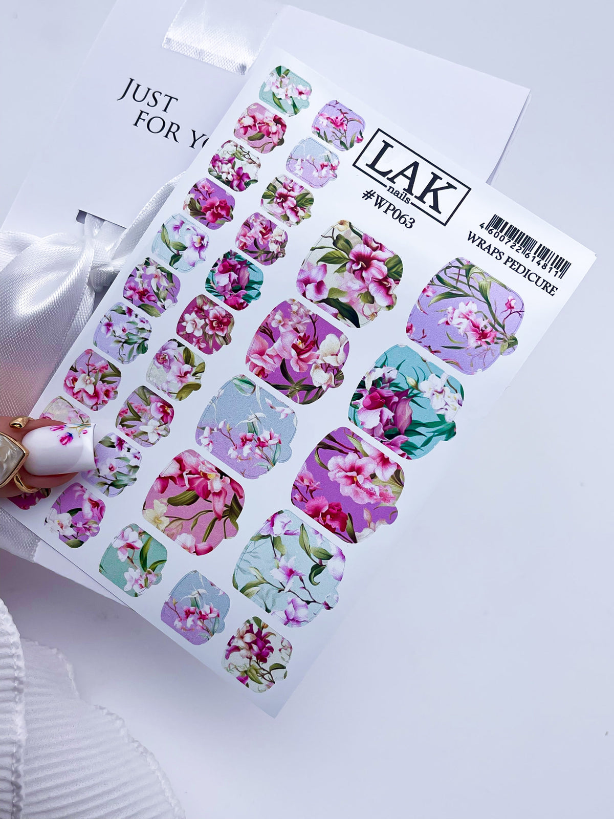 LAK Wraps para Pedicura 063