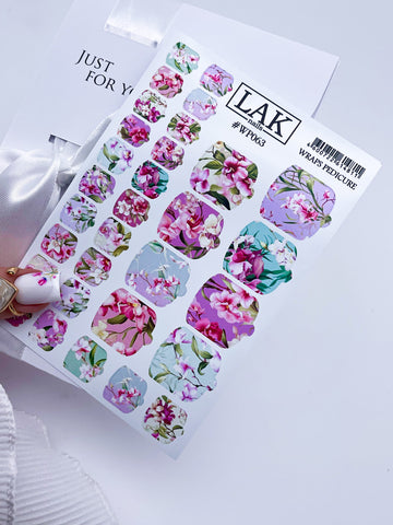 LAK Wraps para Pedicura 063