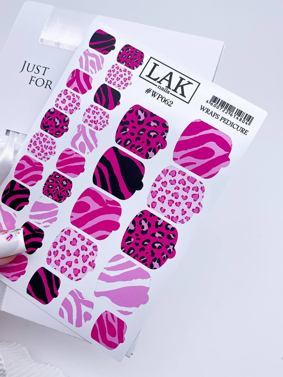 LAK Wraps para Pedicura 062